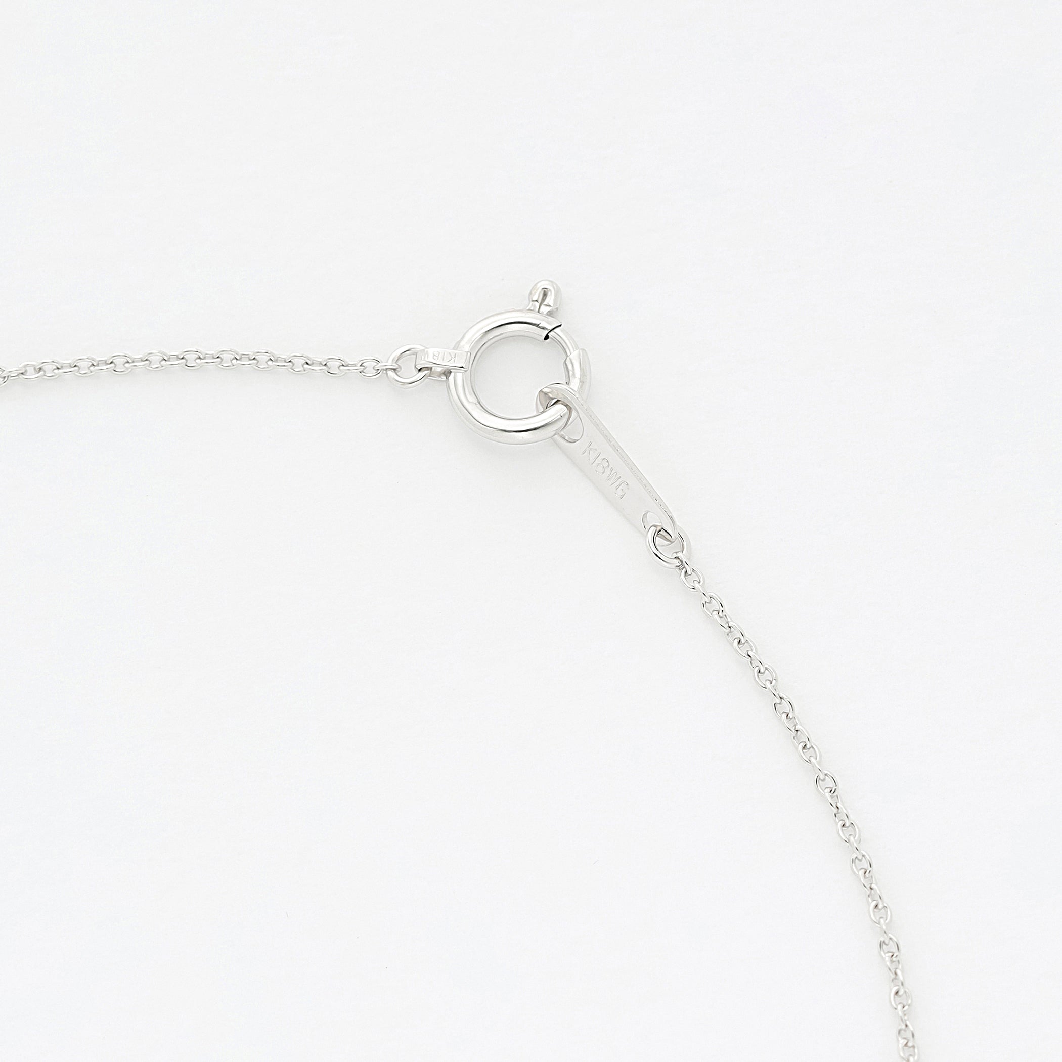 【WEB限定】K18 ホワイトゴールド ダイヤモンド ネックレス(0.12ct)