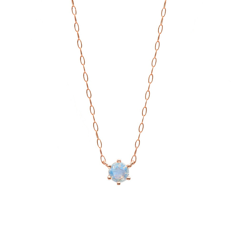 【WEB限定】6月誕生石 K18 ピンクゴールド ムーンストーン ネックレスミルフローラ(Milluflora)公式通販サイト