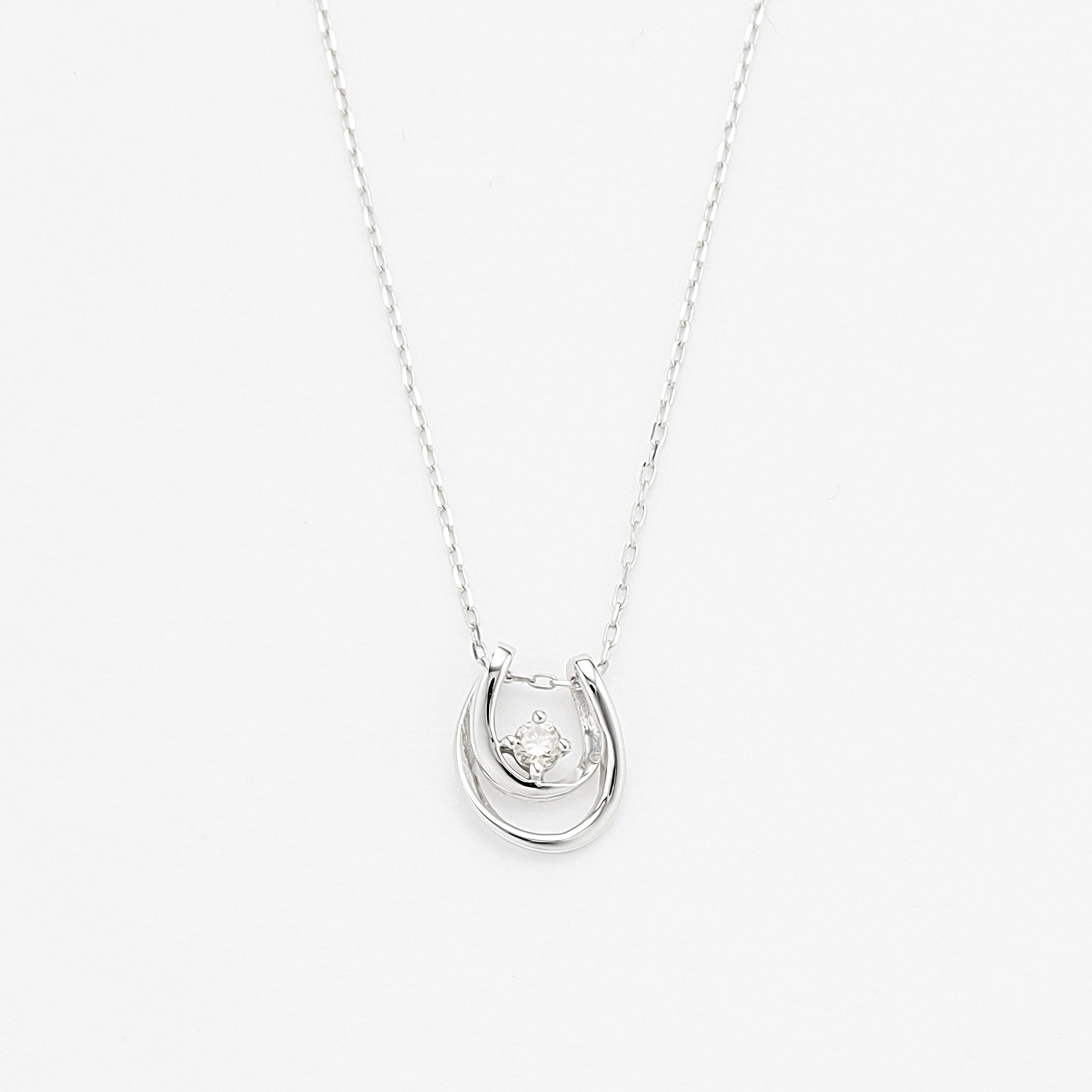K10 ホワイトゴールド ダイヤモンド ネックレス – Milluflora