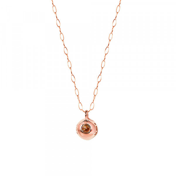 【WEB限定】K18 ピンクゴールド ダイヤモンド ネックレス(0.15ct)