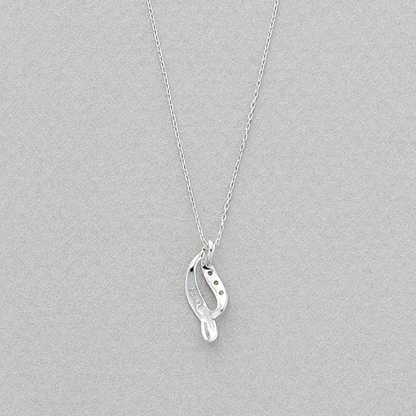 K10 ホワイトゴールド ダイヤモンド ネックレス
