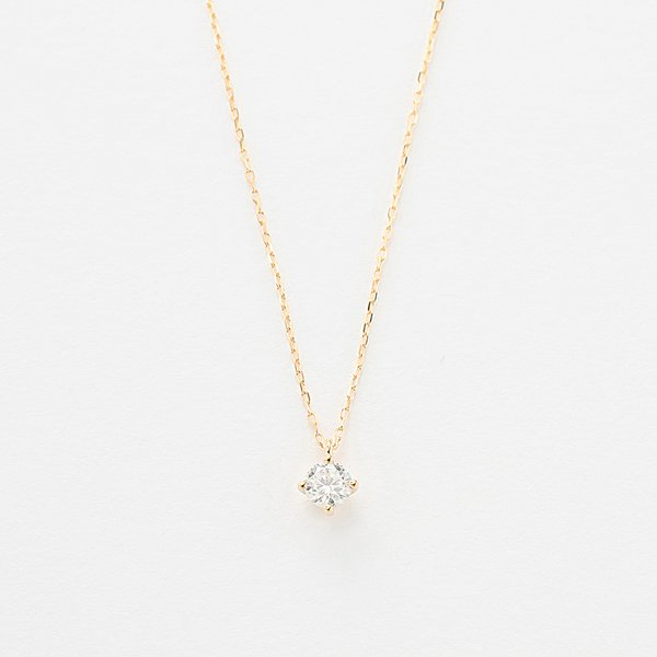 K18 イエローゴールド ダイヤモンド ネックレス（0.15ct） – Milluflora | ミルフローラ – 公式通販サイト