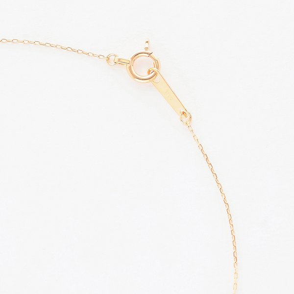 1月誕生石 K10 イエローゴールド ガーネット ネックレス