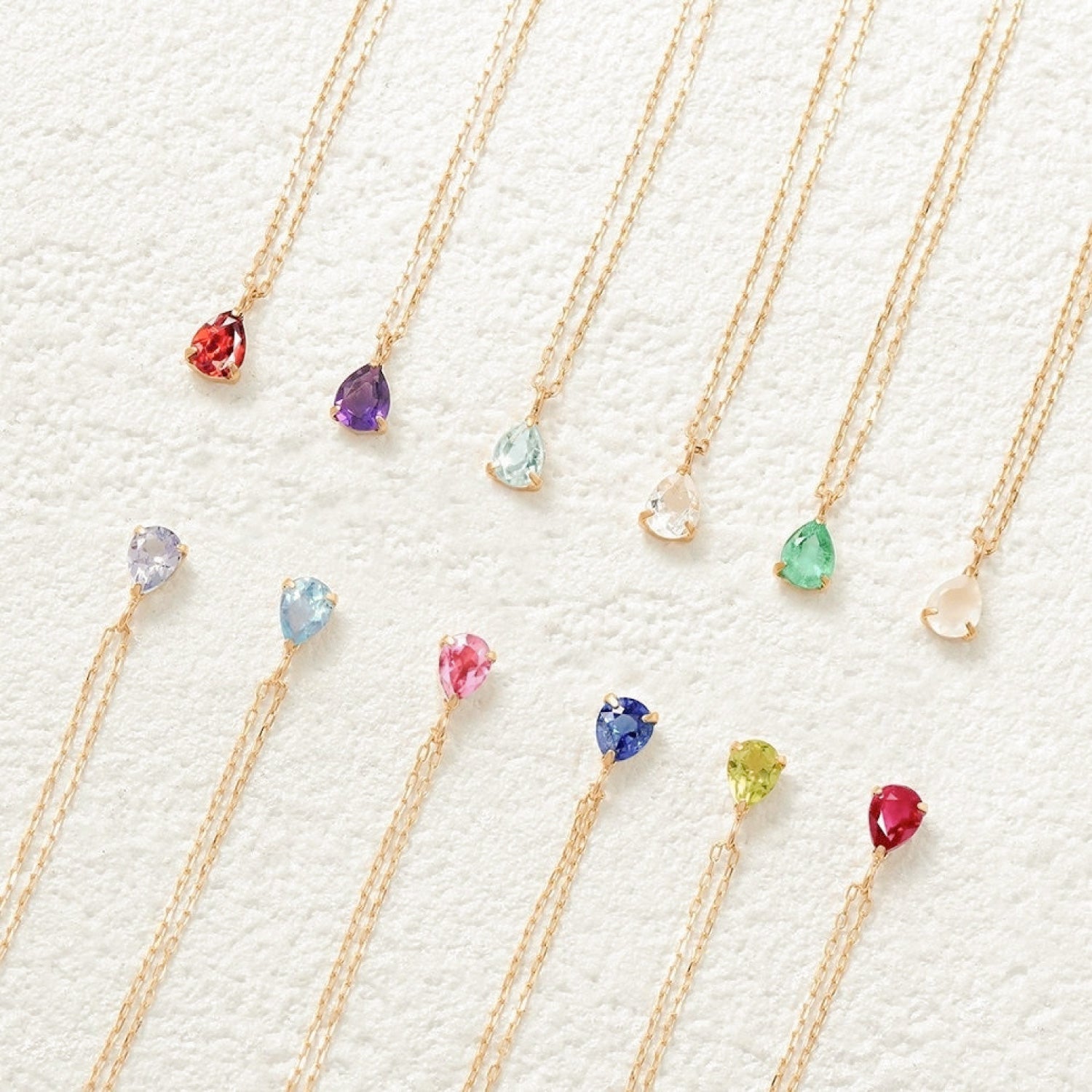 BIRTH STONE｜誕生石ジュエリー -しずく-