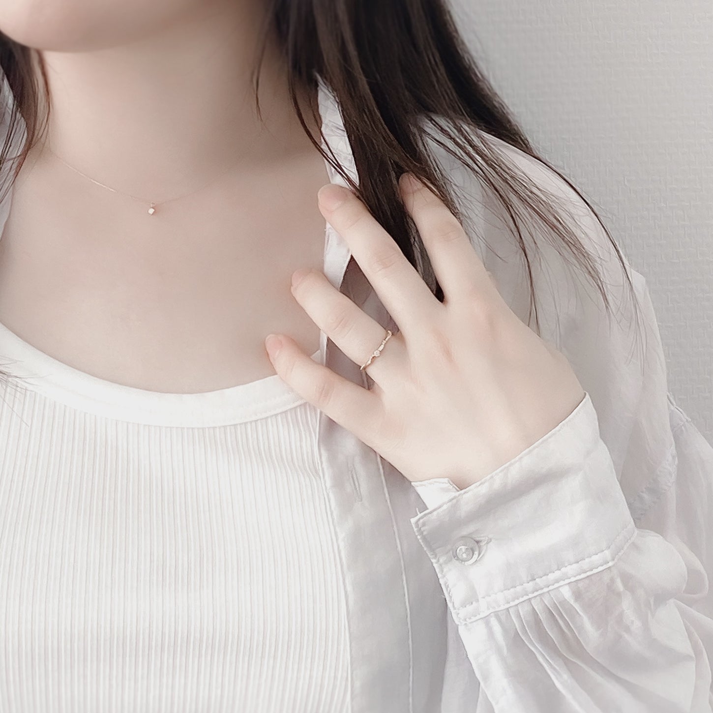 WEB限定】K10 ピンクゴールド ダイヤモンド リング – Milluflora