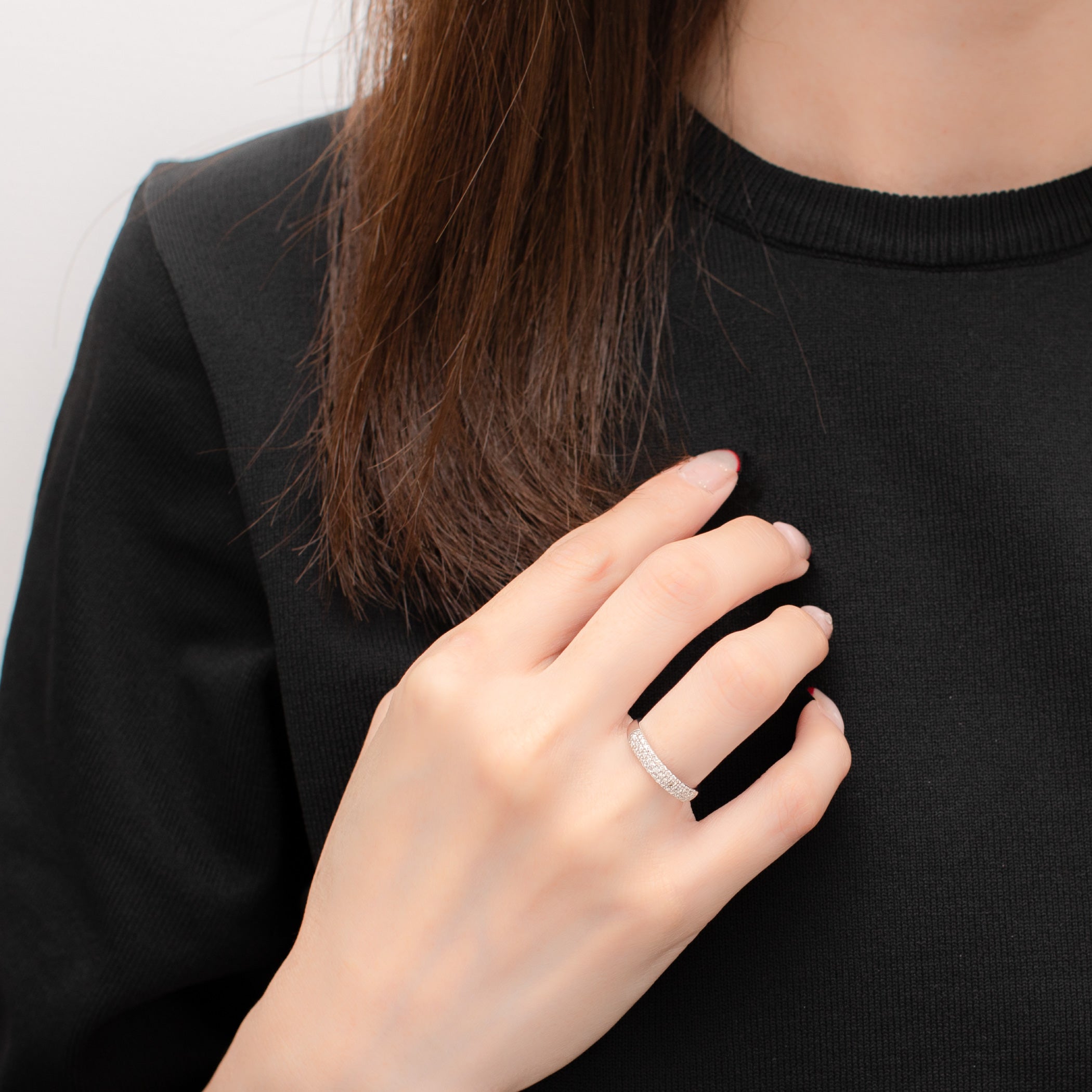 プラチナ ダイヤモンド リング（0.3ct） – Milluflora | ミルフローラ