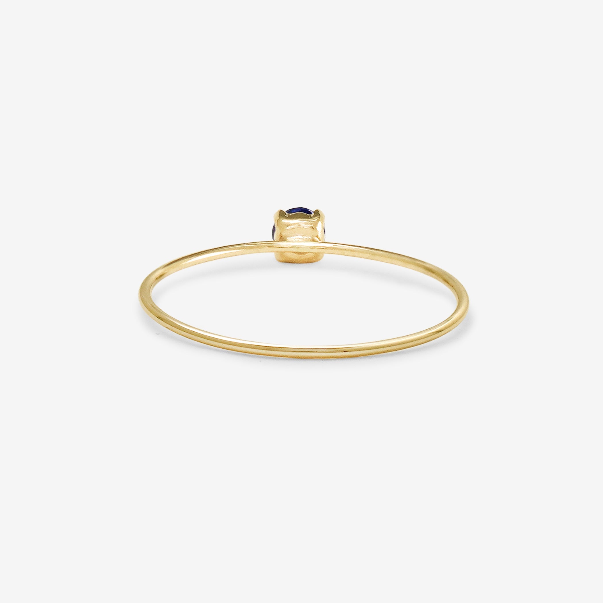 WEB限定】9月誕生石 K10 イエローゴールド サファイア リング