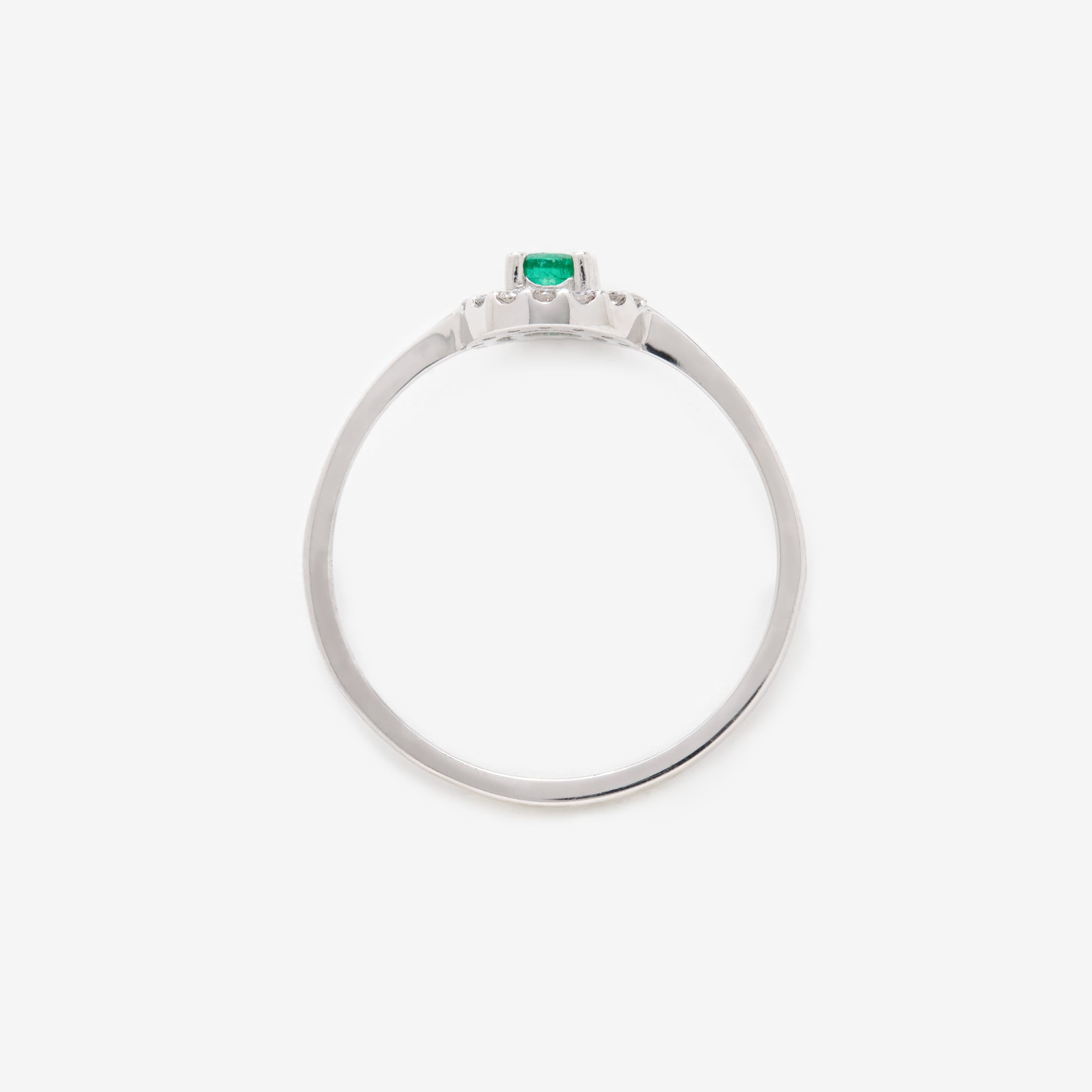 5月誕生石 プラチナ エメラルド リング