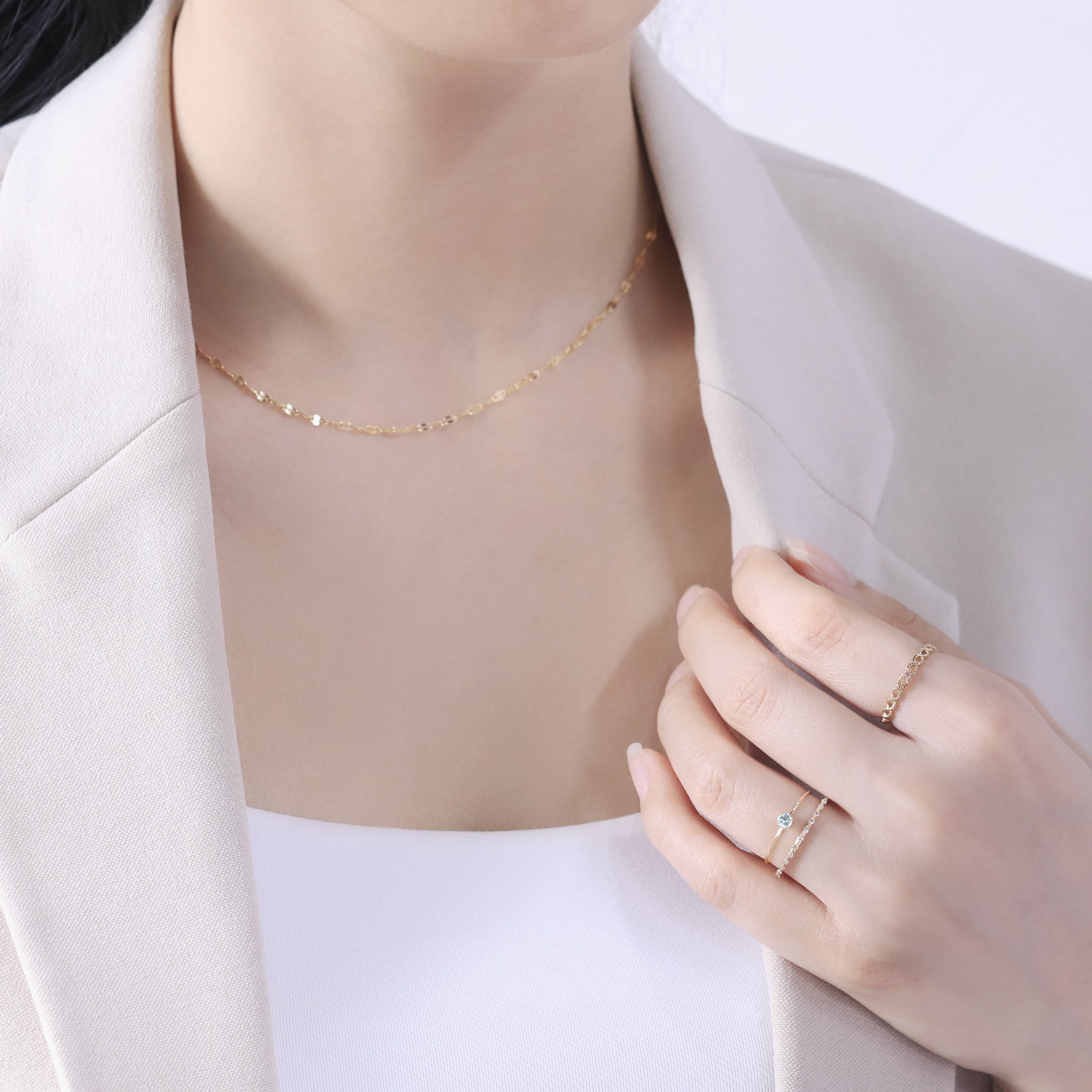【WEB限定】3月誕生石 K10 イエローゴールド アクアマリン リング