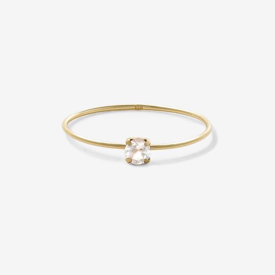 【WEB限定】4月誕生石 K10 イエローゴールド クォーツ リング