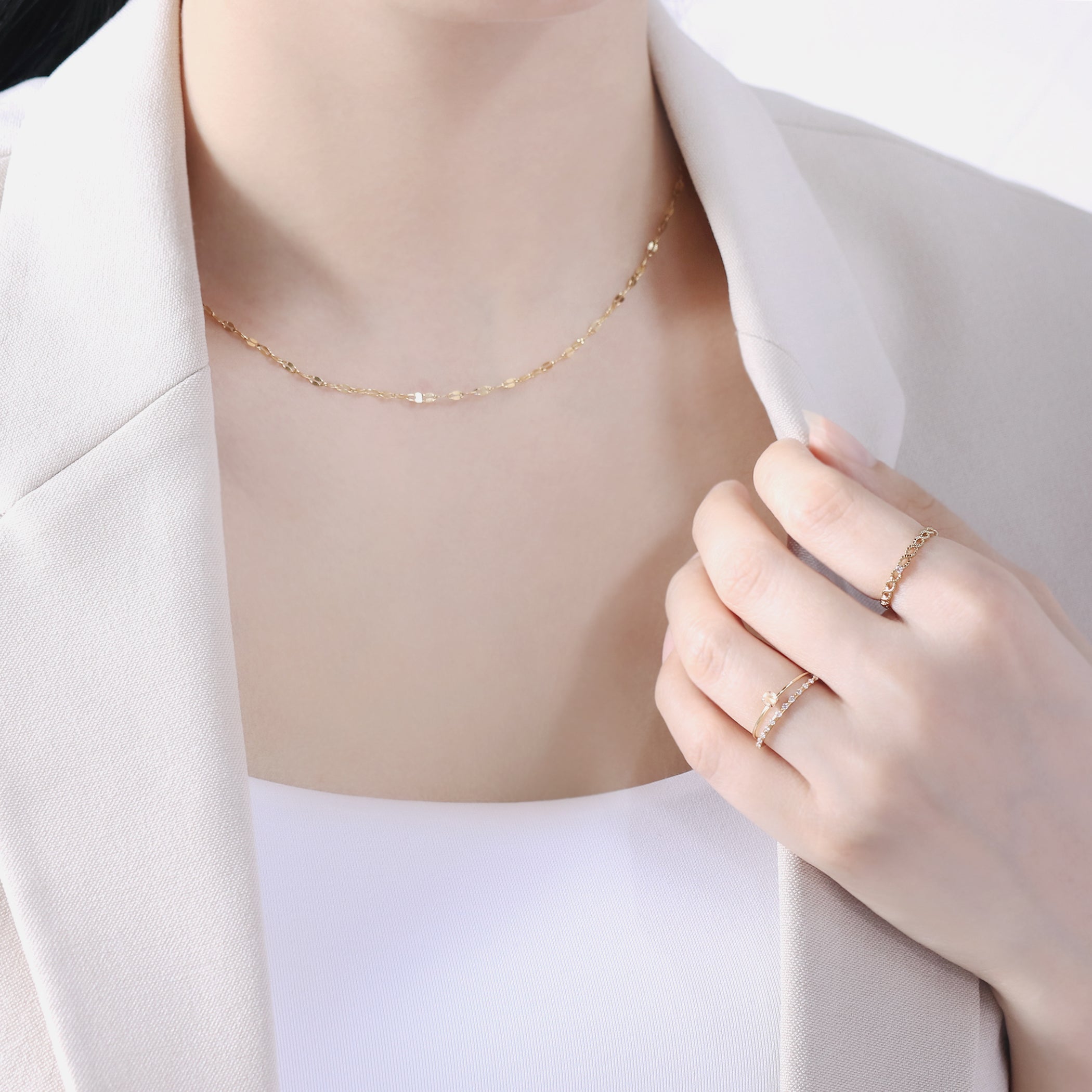 【WEB限定】6月誕生石 K10 イエローゴールド ムーンストーン リング