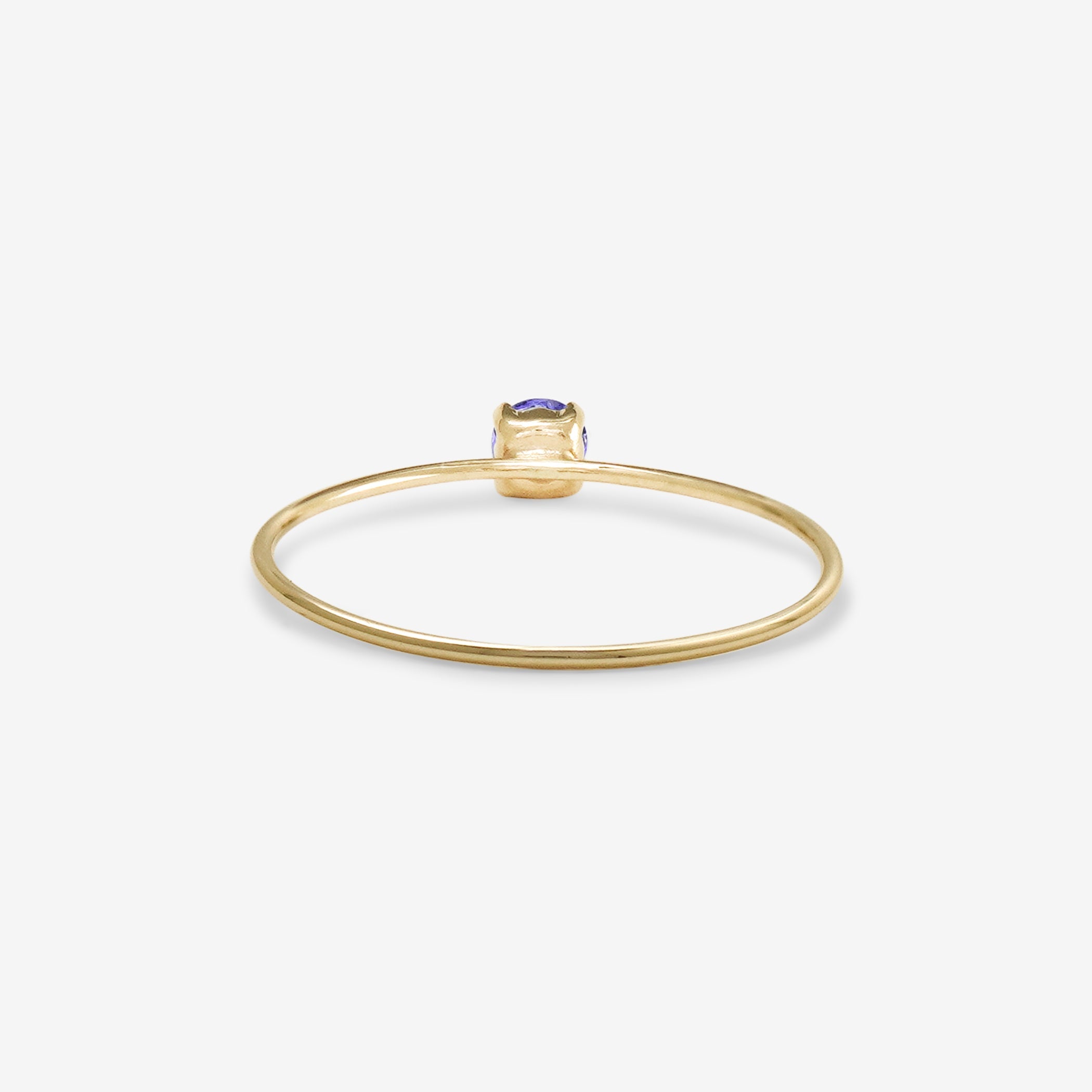 WEB限定】12月誕生石 K10 イエローゴールド タンザナイト リング