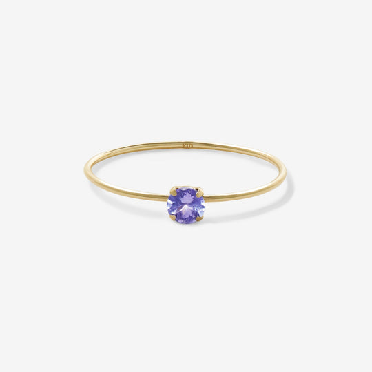 【WEB限定】12月誕生石 K10 イエローゴールド タンザナイト リング