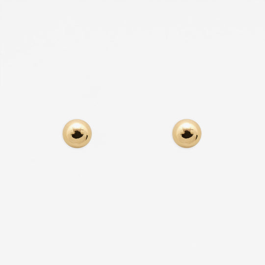 K18 イエローゴールド 丸玉 ピアス（3mm）