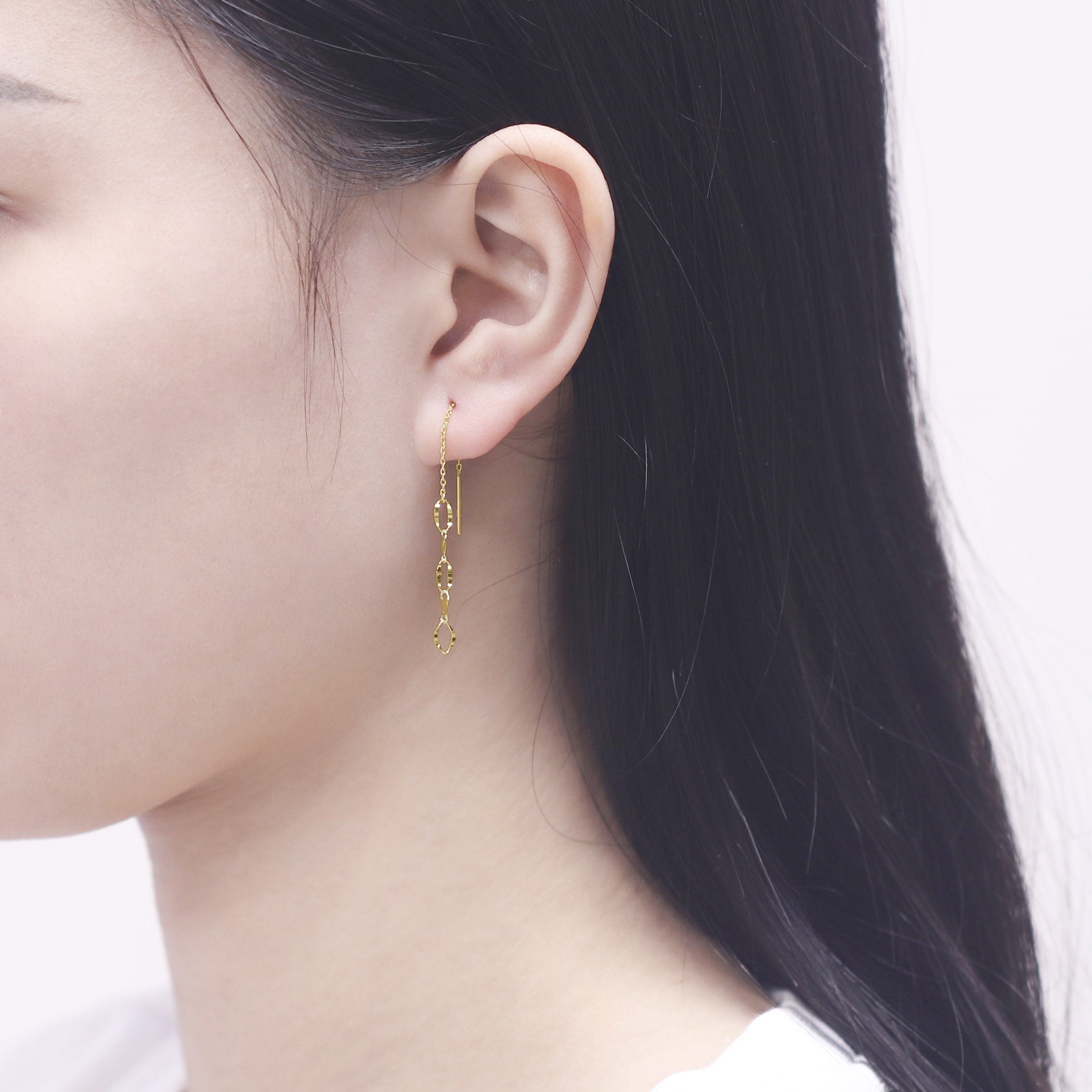 K10 イエローゴールド アメリカン ピアス – Milluflora | ミルフローラ