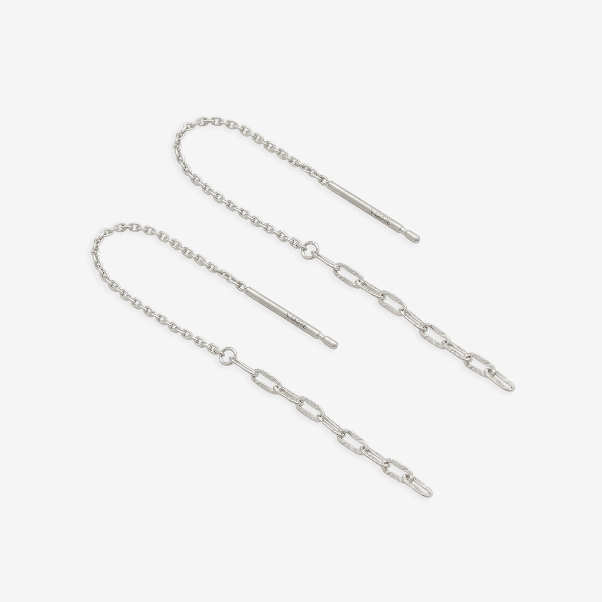 K10 ホワイトゴールド アメリカン ピアス