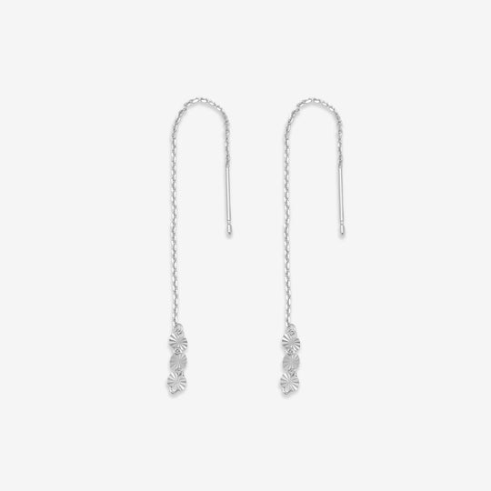 K10 ホワイトゴールド アメリカン ピアス