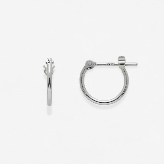 プラチナ フープ ピアス（10mm）