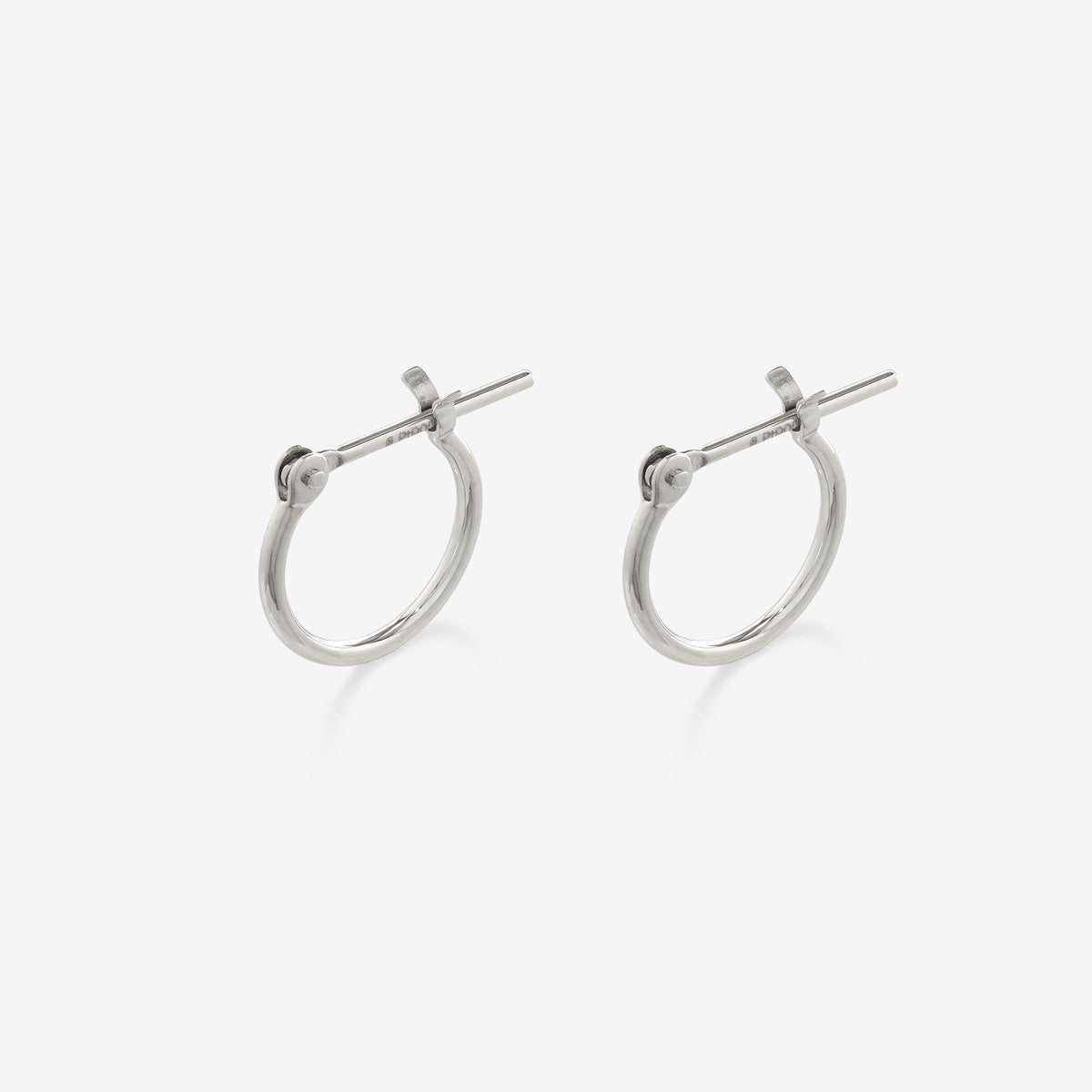 プラチナ フープ ピアス（10mm）