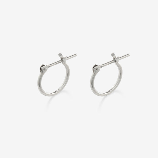 プラチナ フープ ピアス（10mm）