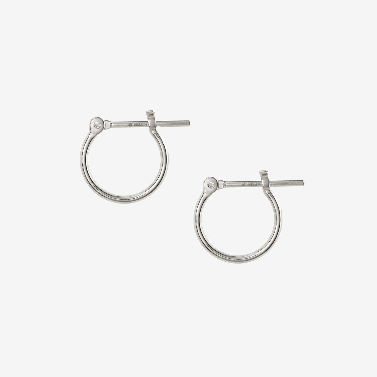 プラチナ フープ ピアス（10mm）