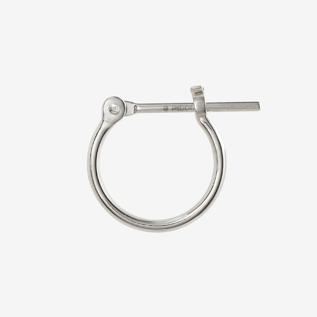 プラチナ フープ ピアス（10mm）