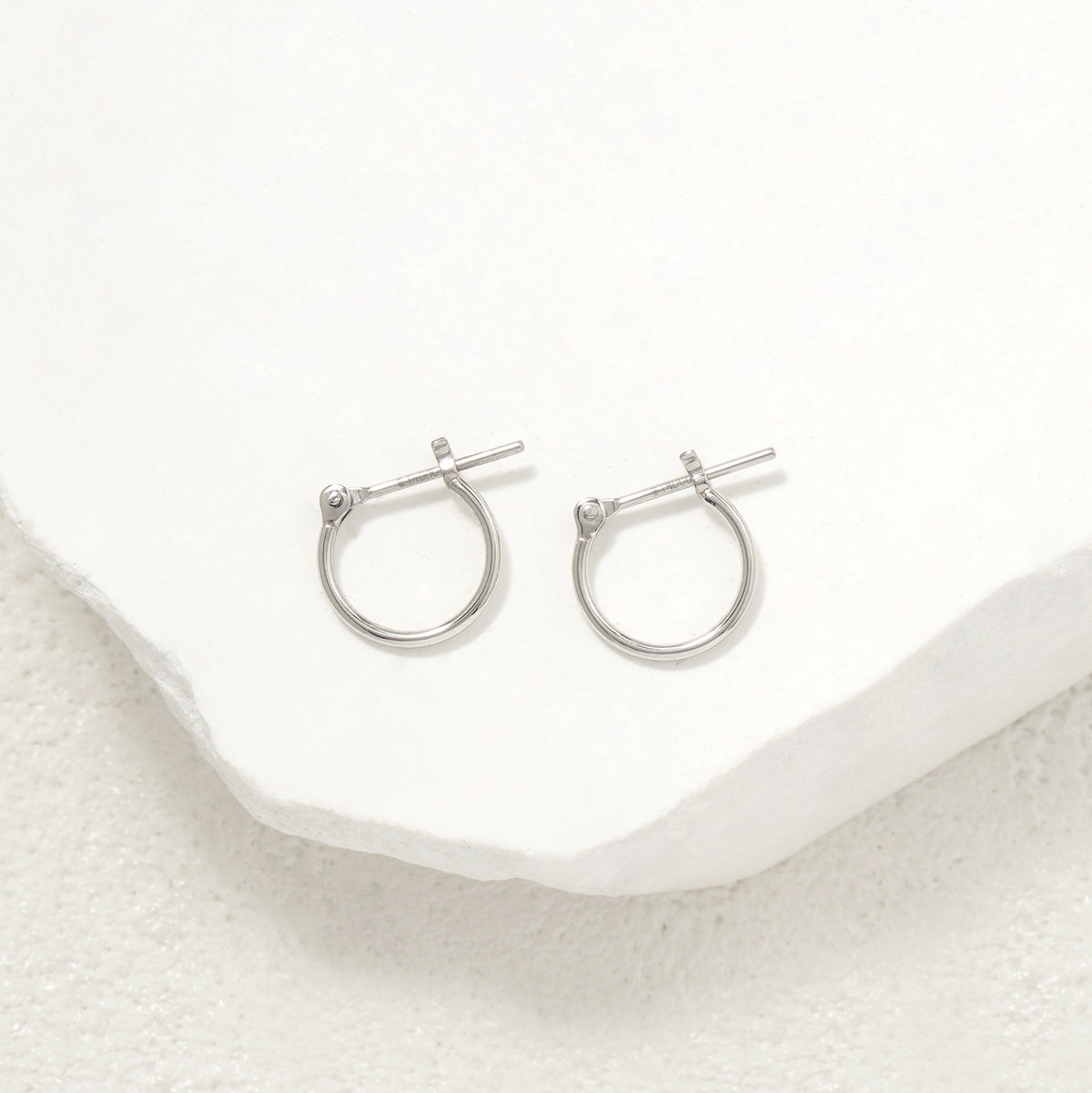 プラチナ フープ ピアス（10mm）