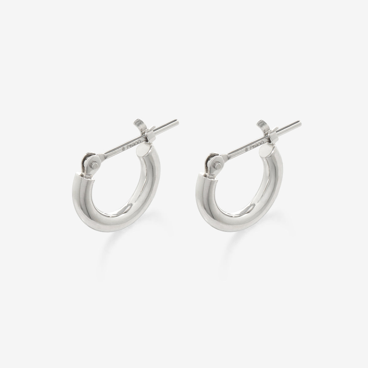 プラチナ フープ ピアス（10mm）