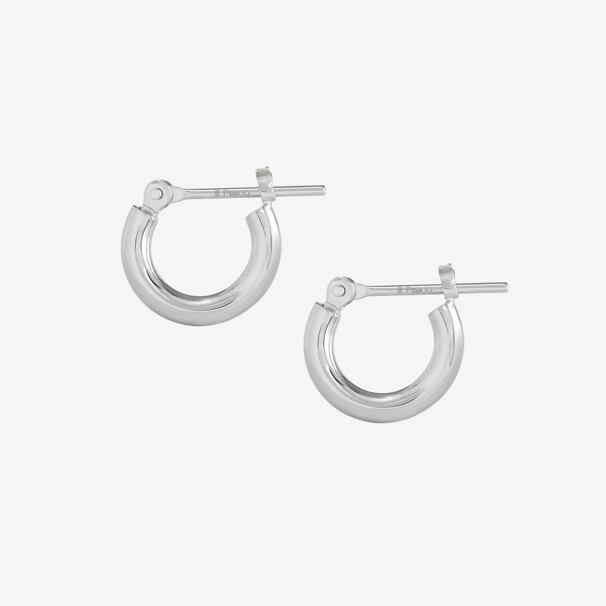 プラチナ フープ ピアス（10mm）
