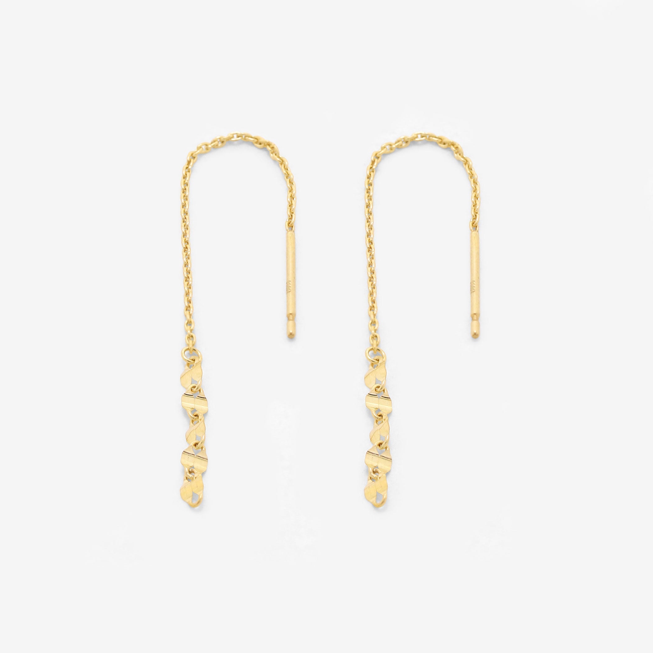 【WEB限定】K10 イエローゴールド アメリカン ピアス