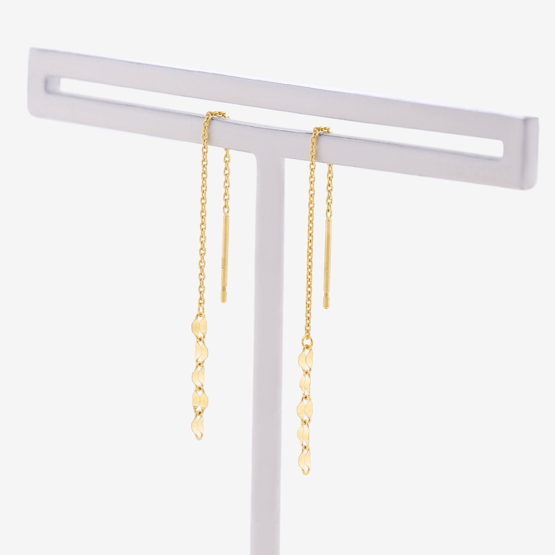 【WEB限定】K10 イエローゴールド アメリカン ピアス