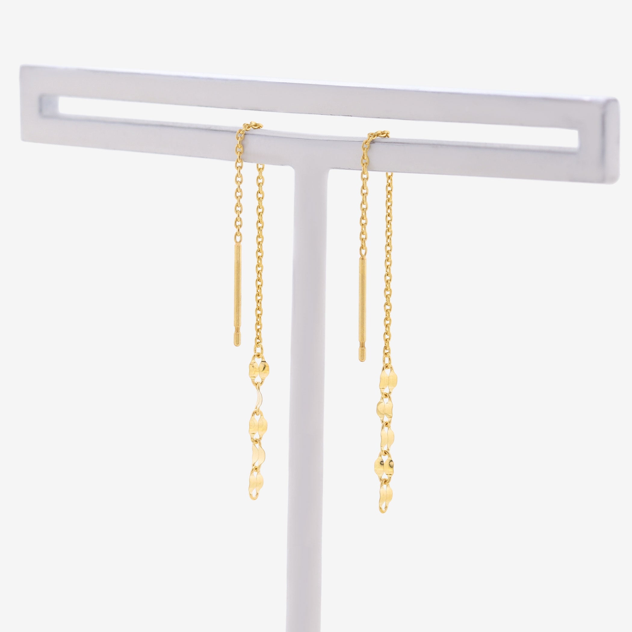 【WEB限定】K10 イエローゴールド アメリカン ピアス