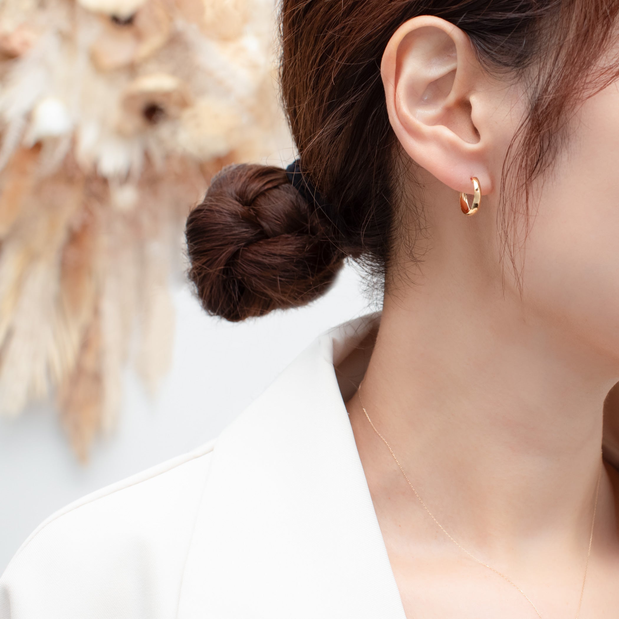 Milluflora ゴールド フープピアス K18 イエローゴールド フープ ピアス – Milluflora | ミル