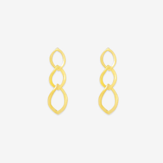 K10 イエローゴールド ピアス