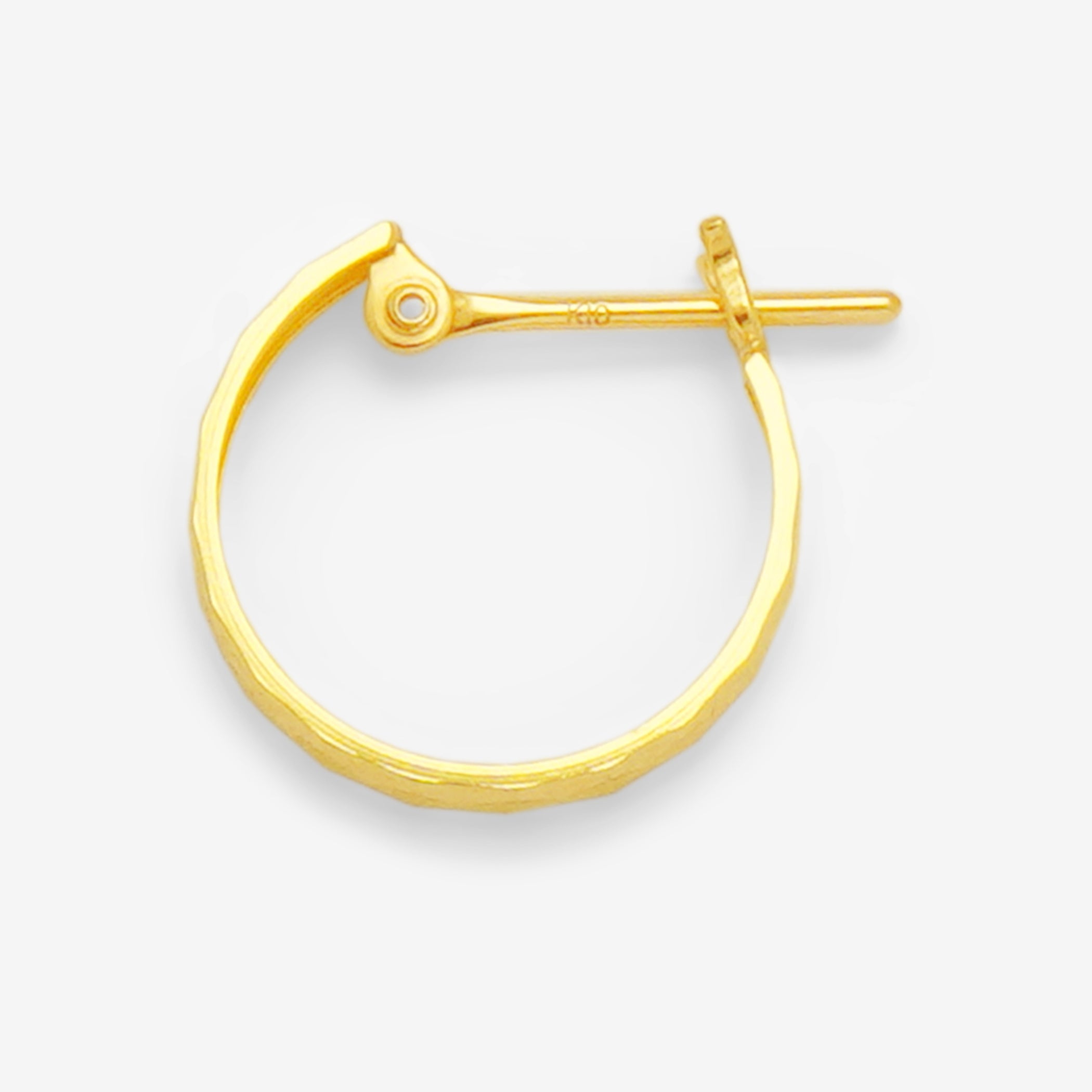 K10 イエローゴールド フープ ピアス – Milluflora | ミルフローラ