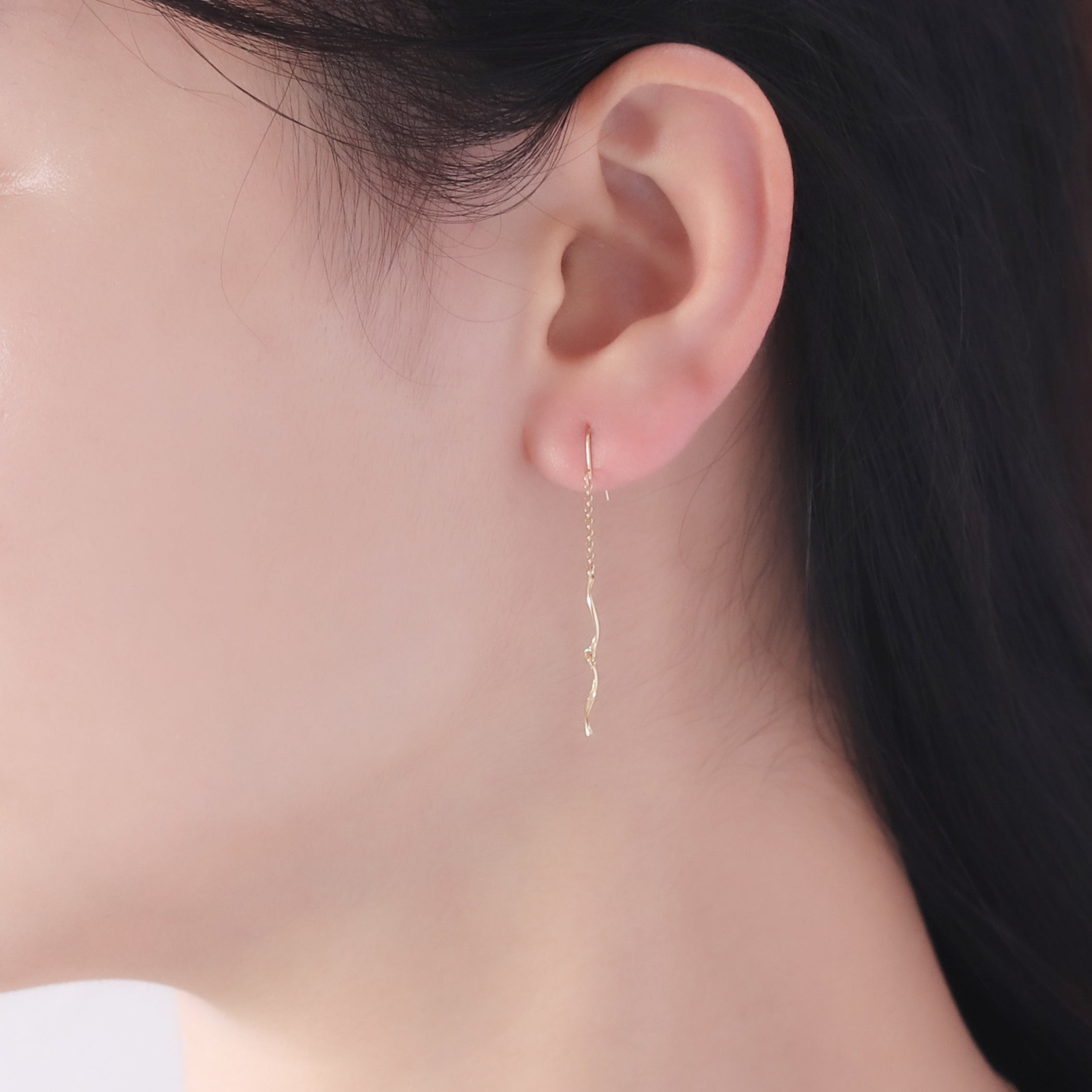 K10 イエローゴールド フック ピアス – Milluflora | ミルフローラ