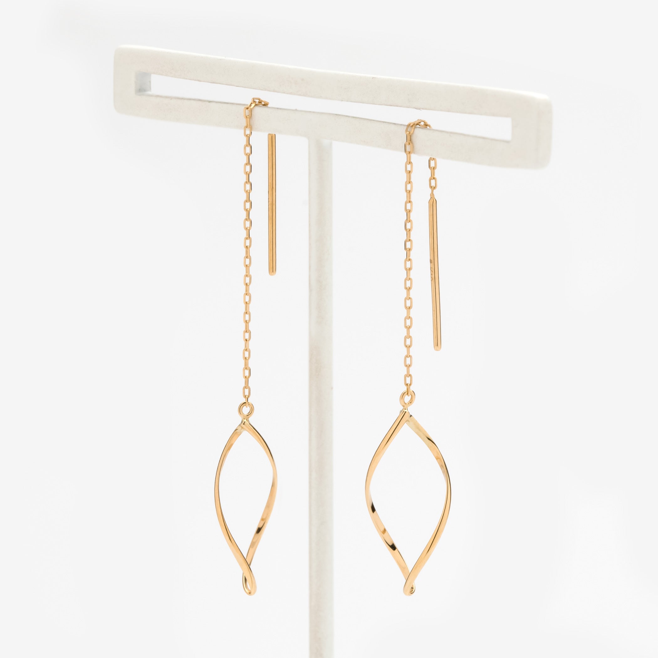 K10 イエローゴールド アメリカン ピアス – Milluflora | ミルフローラ