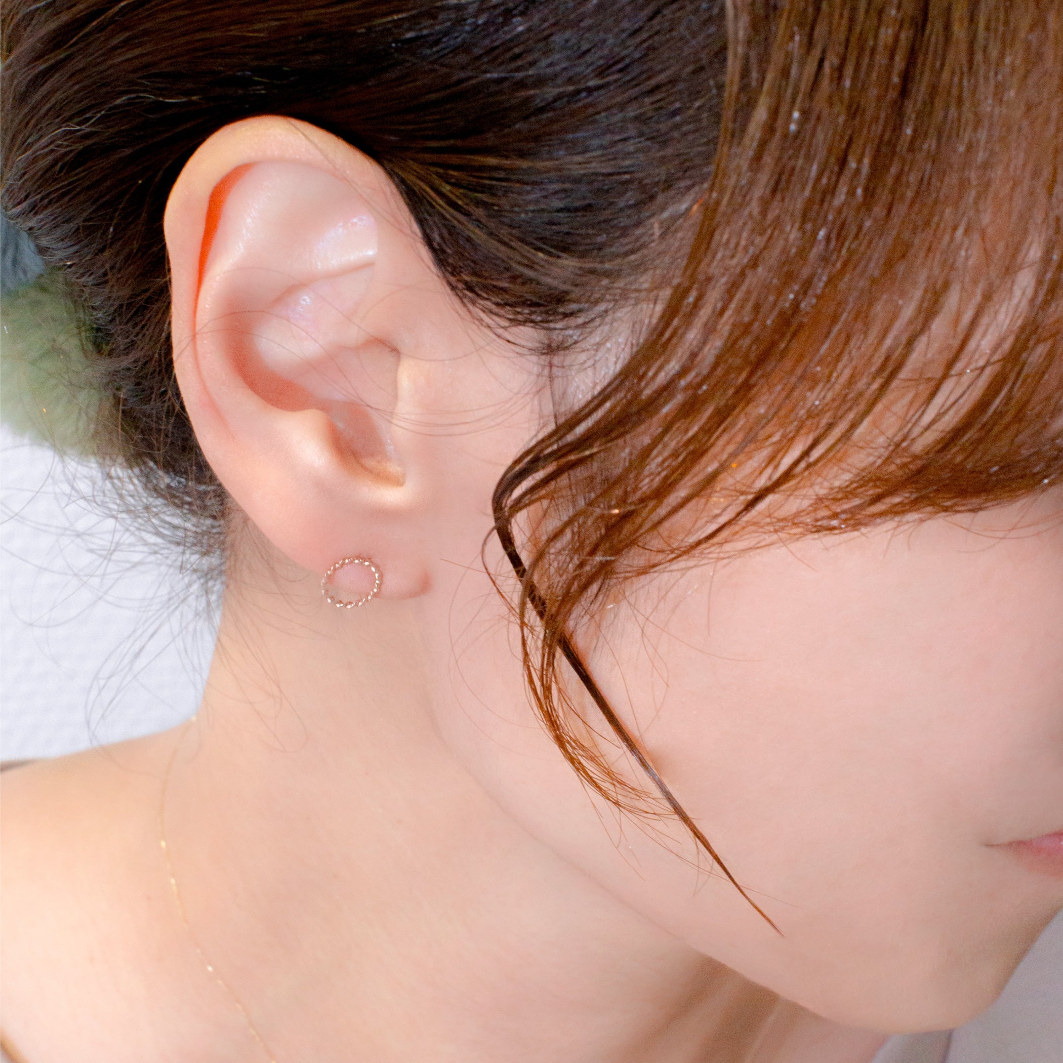 K10 ピンクゴールド ピアス – Milluflora | ミルフローラ – エステール