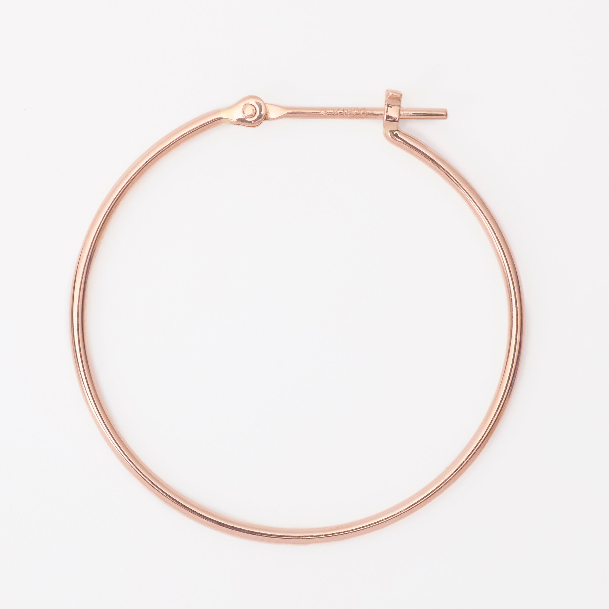 お値下げしました！！ミルフローラ　K18 ピンクゴールド　フープピアス K18 ピンクゴールド フープ ピアス（10mm） – Milluflora | ミル