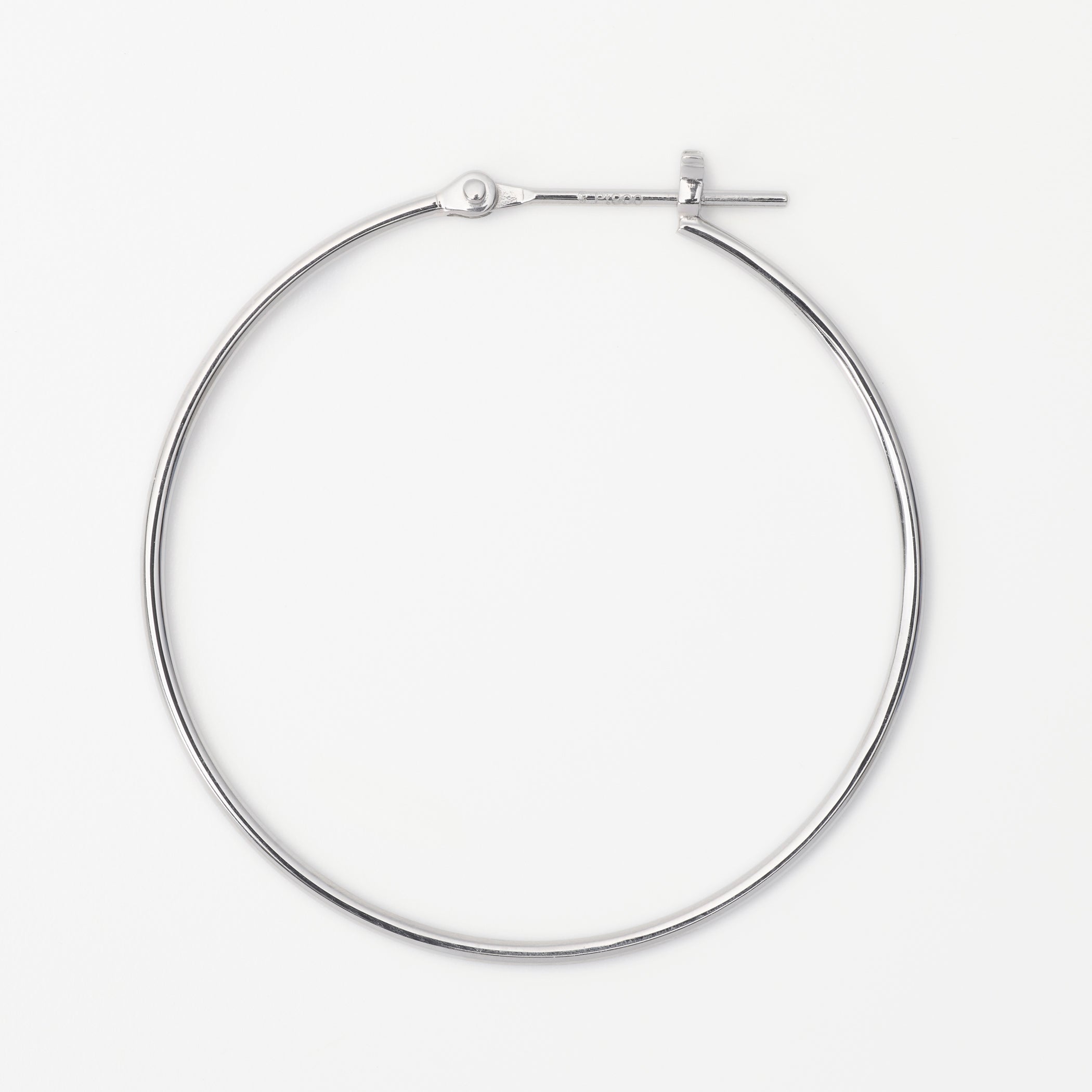 プラチナ フープ ピアス（30mm） – Milluflora | ミルフローラ