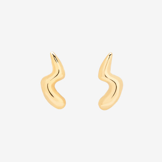 K10 イエローゴールド ピアス