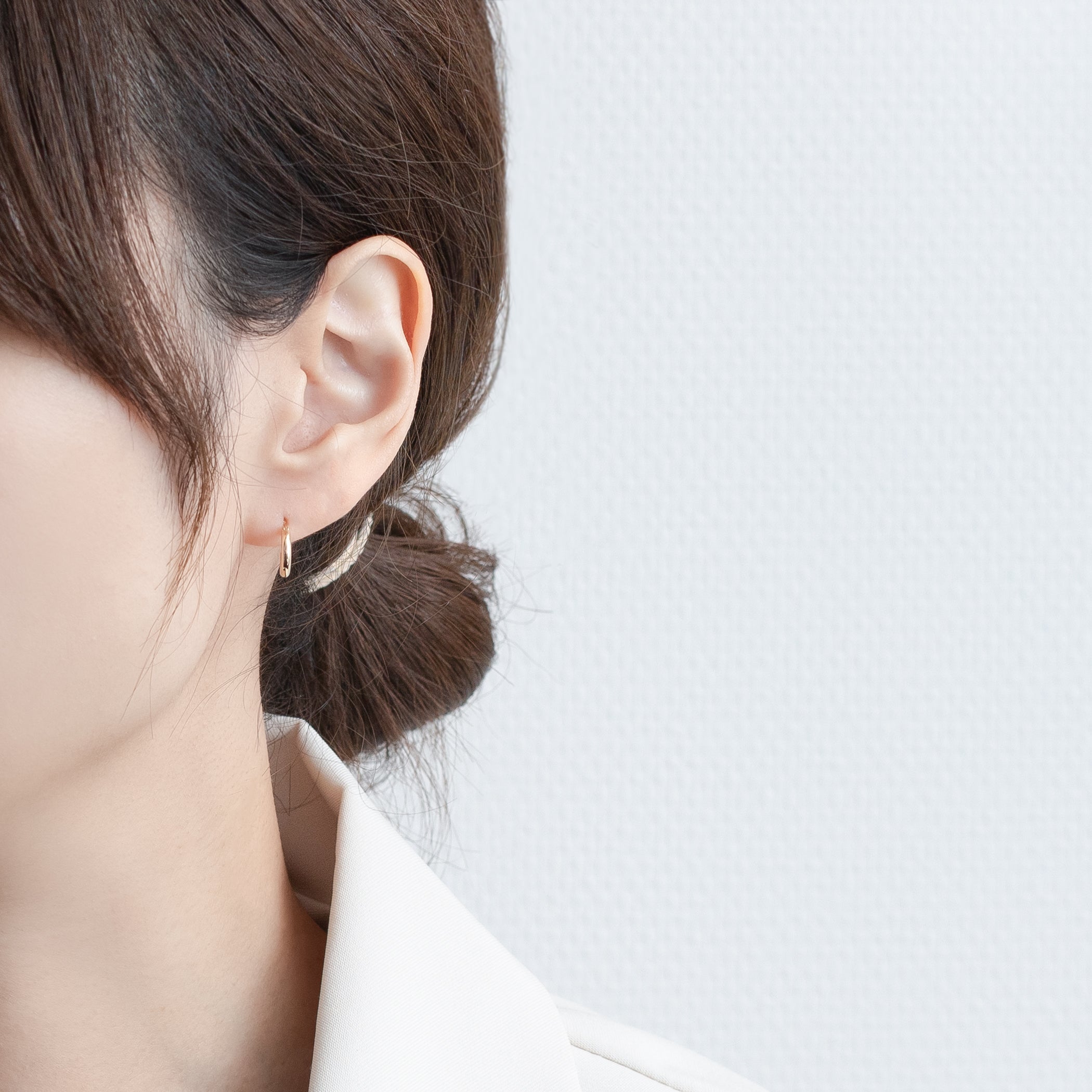 K10 イエローゴールド フープ ピアス（10mm） – Milluflora | ミル