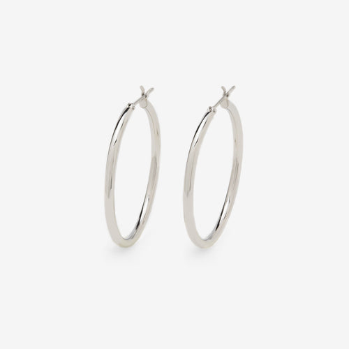 プラチナ フープ ピアス（30mm）