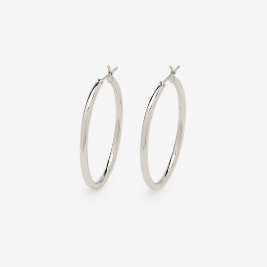 プラチナ フープ ピアス（30mm）