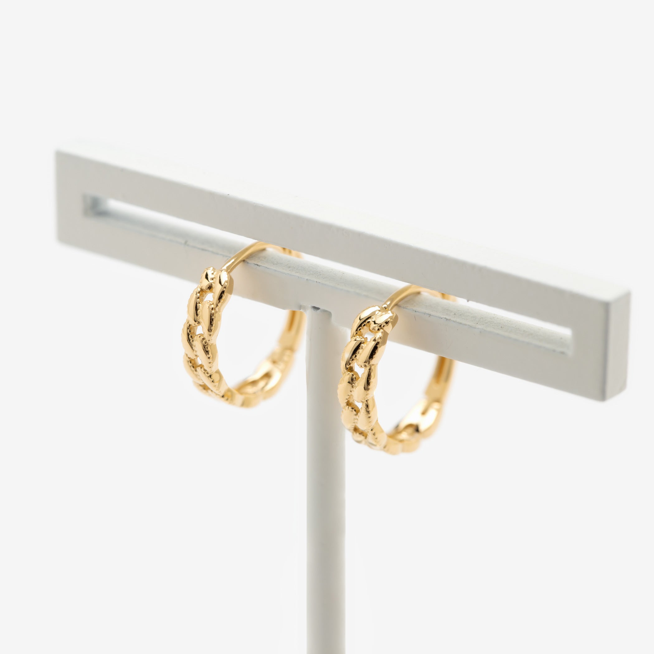 Milluflora K18 フープピアス 両耳用 Milluflora K18 フープピアス 両耳用