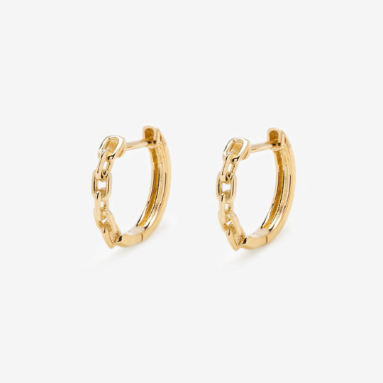 K18 イエローゴールド フープ ピアス