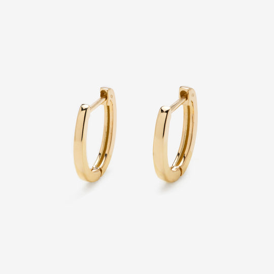 K18 イエローゴールド フープ ピアス