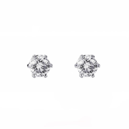 【ドラマ着用】プラチナ ダイヤモンド ピアス（0.3ct）