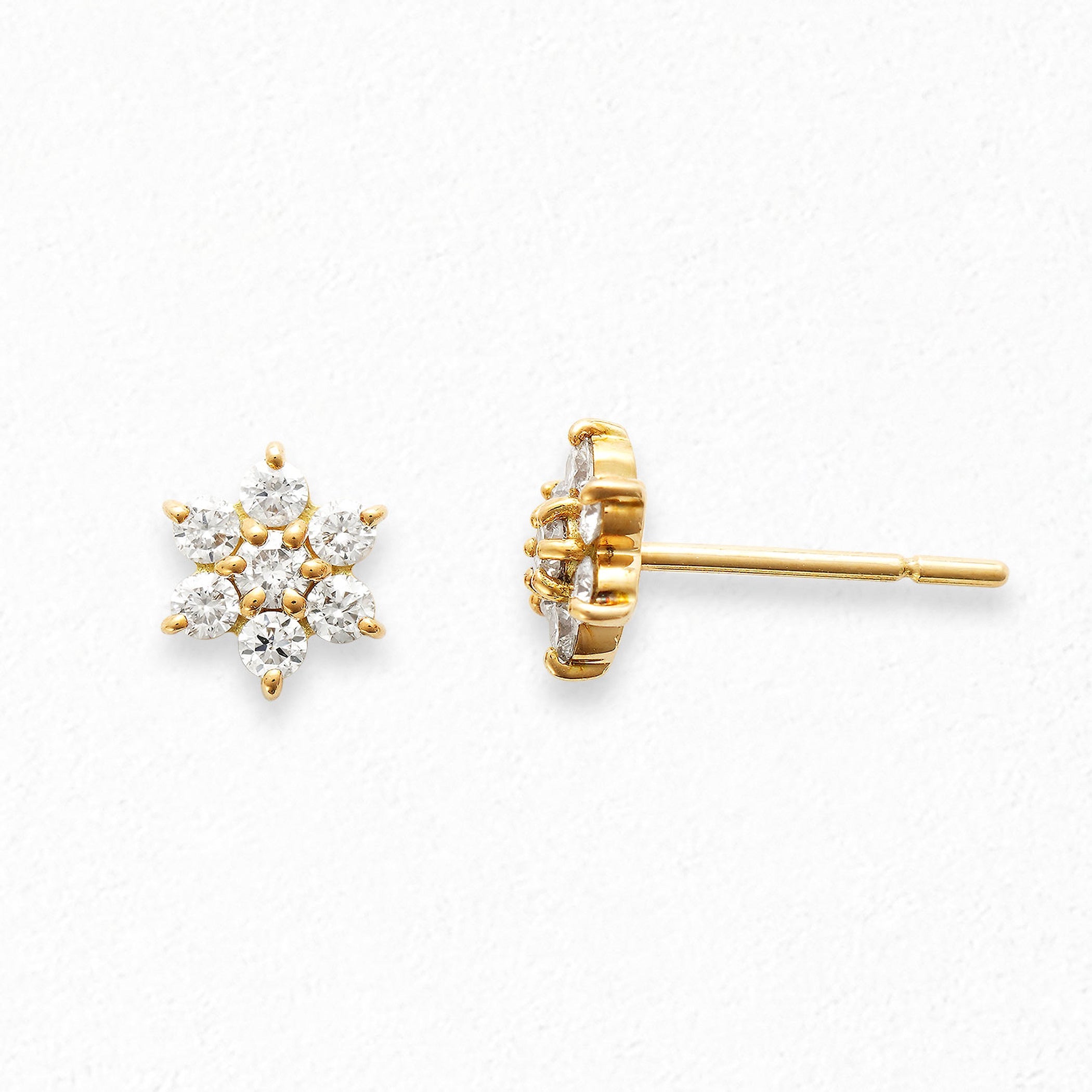 【期間限定セール】K18 イエローゴールド ダイヤモンド ピアス（0.3ct）