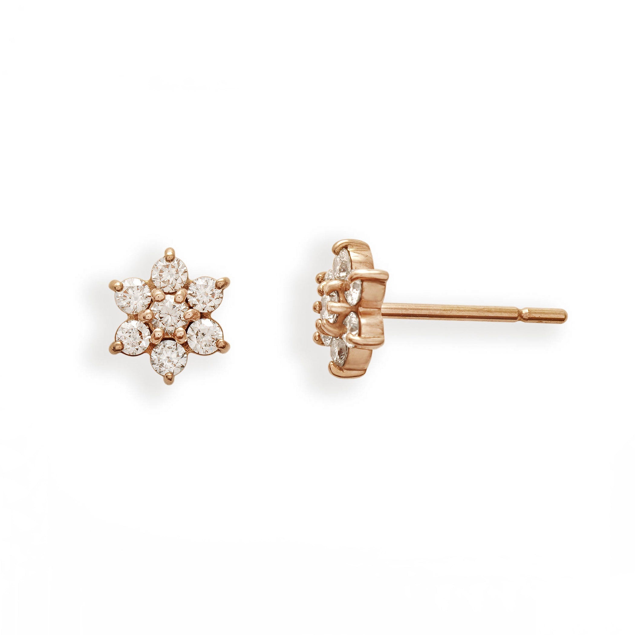 【期間限定セール】K18 ピンクゴールド ダイヤモンド ピアス（0.3ct）